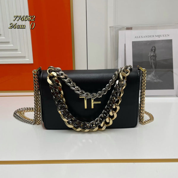 Women Fashionable Palmellato Triple-Chain Bag