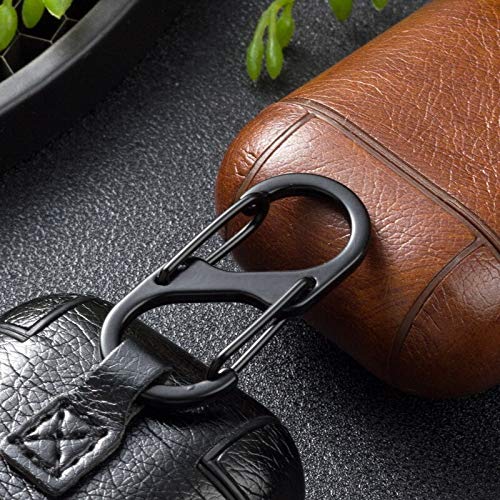 Luxury at Less Leather Finish Matte Shockproof Protector Case Compatible with Airpods 1 Earphone Casecover