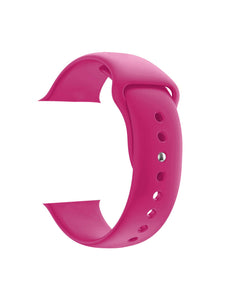 Silicone Sports Watch Strap for Apple Watch Series 5/4/3/2/1(Magenta)