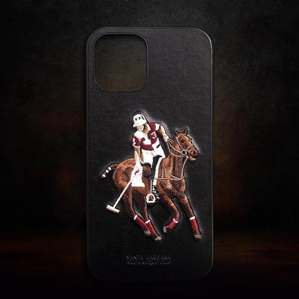 Santa Barbara Polo Jockey Back Case Cover for Apple iPhone 11, 12, 13 & 14 Series