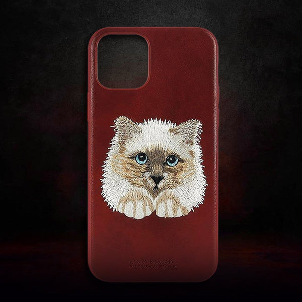 Santa Barbara Cat Back Case Cover for Apple iPhone 11, 12, 13 & 14 Series