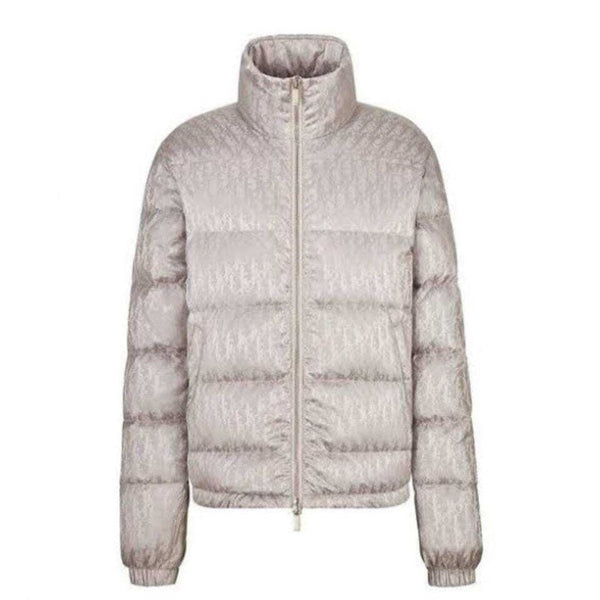 Latest Padded ZIp-Up Jacquard Jacket