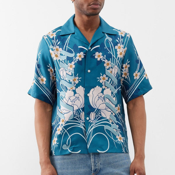 Floral Bowling Drop Shoulder Shirt