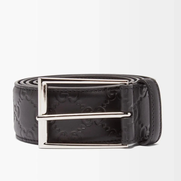 EMBOSSED STRAP BELT FOR MEN