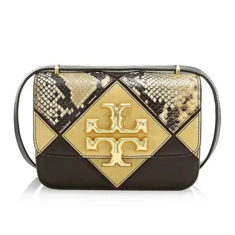 Premium Snake Print Eleanor Shoulder Bag