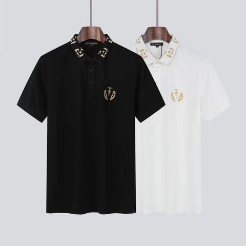 Medusa Head motif polo shirt