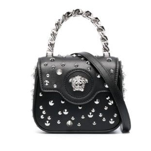 La Medusa Spike-Embellished Mini Bag