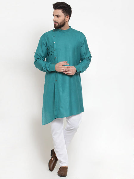 Designer Linen Kurta Pajama Set