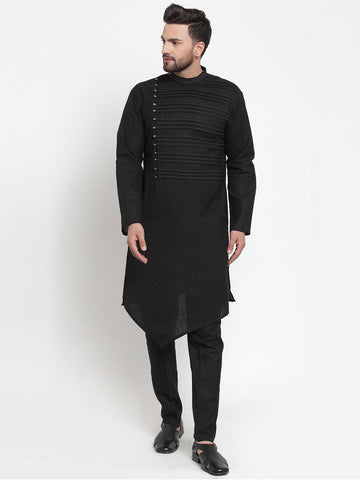 Designer Linen Kurta Pajama Set