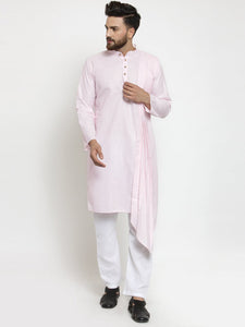 Designer Full Sleeve Linen Kurta Pajama Set