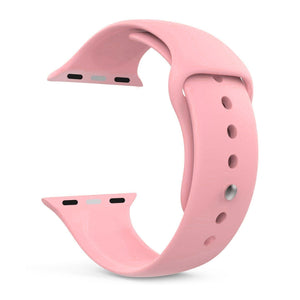 Silicone Sports Watch Strap for Apple Watch Series 5/4/3/2/1(Baby Pink)