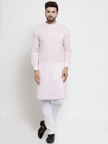 Designer Linen Kurta Pajama Set