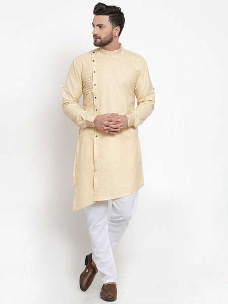 Designer Linen Kurta Pajama Set