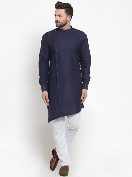 Designer Linen Kurta Pajama Set