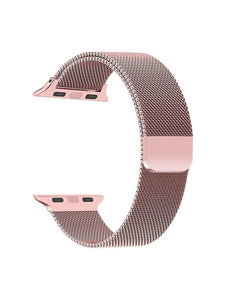 Stainless Steel Watch Strap for Apple Watch Series 5/4/3/2/1(Rose Gold)