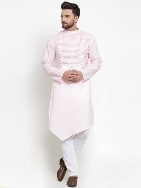 Designer Linen Kurta Pajama Set