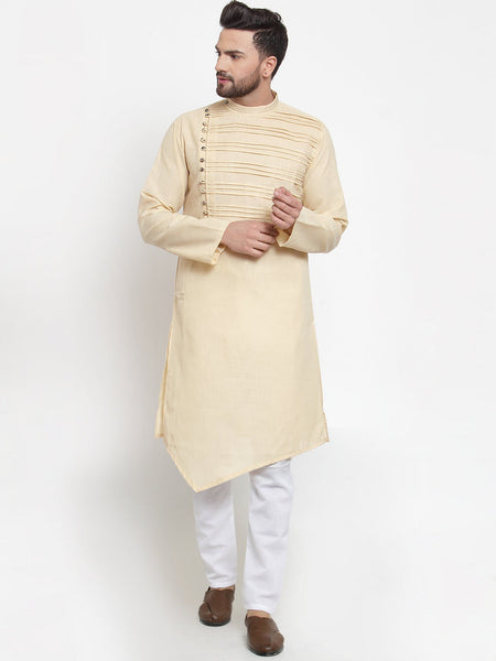 Designer Linen Kurta Pajama Set