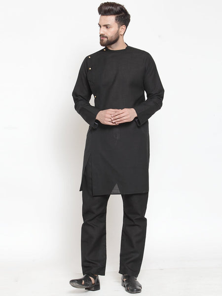 Designer Linen Kurta Pajama Set