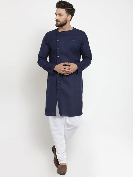 Designer Linen Kurta Pajama Set