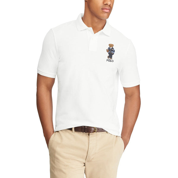 Stylish and Branded Polo Embroidered Bear Slim Fit Tee