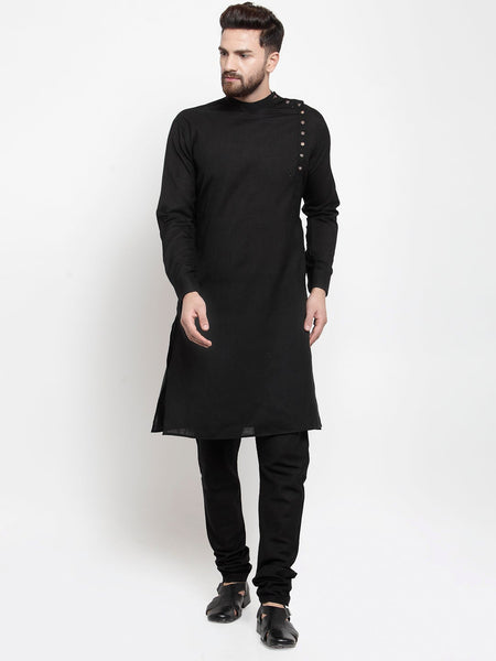 Designer Linen Kurta Pajama Set