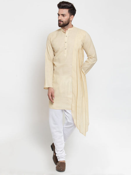 Designer Full Sleeve Linen Kurta Pajama Set