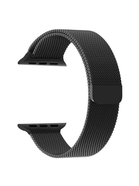 Stainless Steel Watch Strap for Apple Watch Series 5/4/3/2/1(Black)