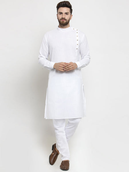 Designer Linen Kurta Pajama Set