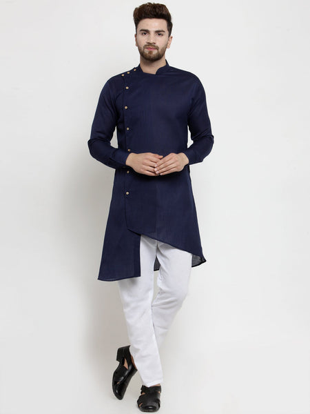 Designer Linen Kurta Pajama Set