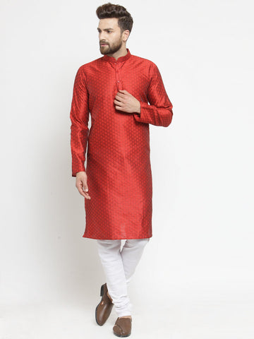 Designer Brocade Silk Kurta Pajama Set