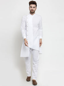 Designer Linen Kurta Pajama Set