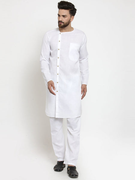 Designer Linen Kurta Pajama Set