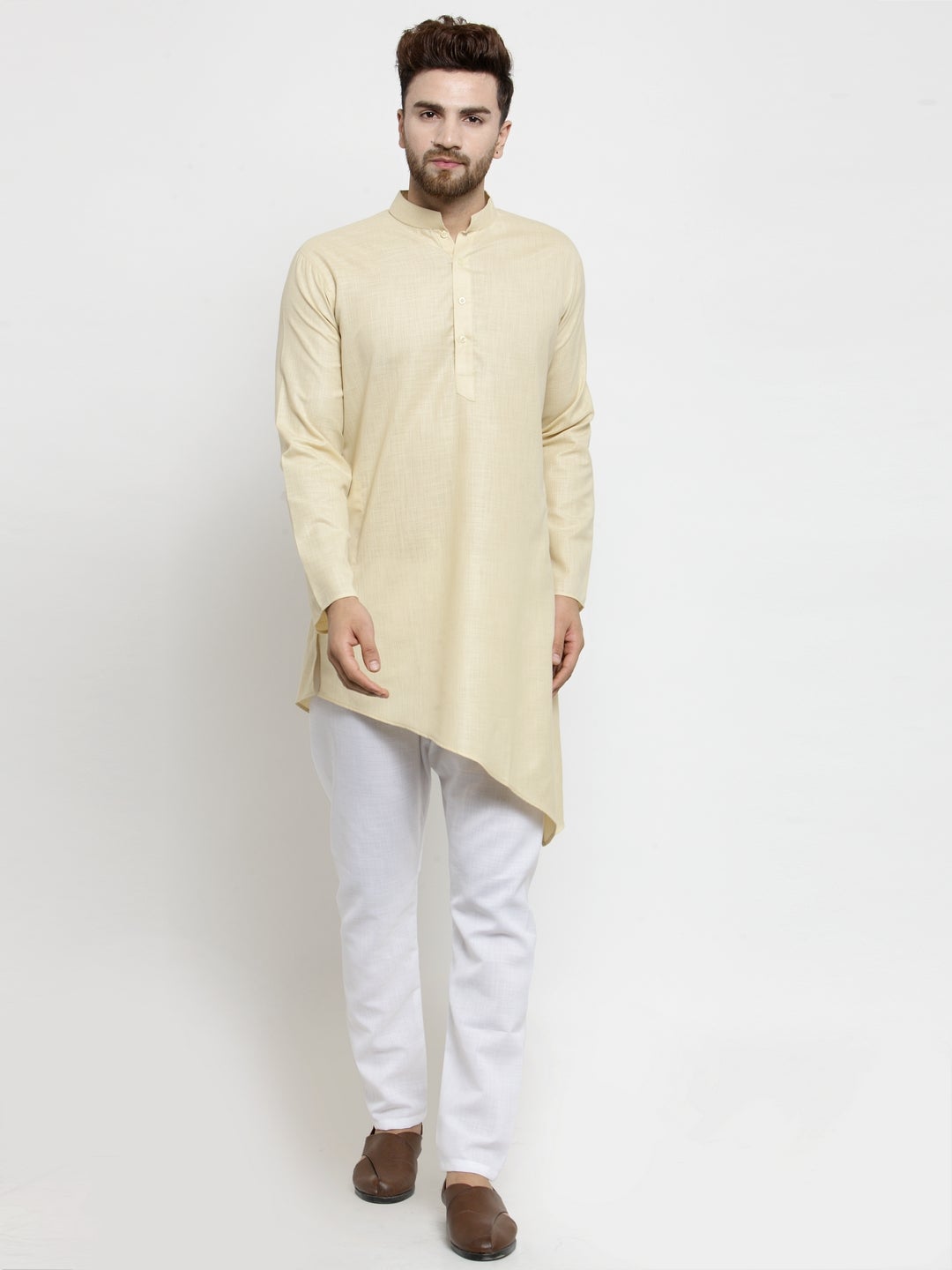 Designer Linen Kurta Pajama Set