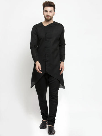 black kurta pajama for men