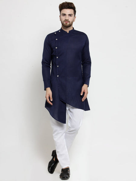 Designer Linen Kurta Pajama Set