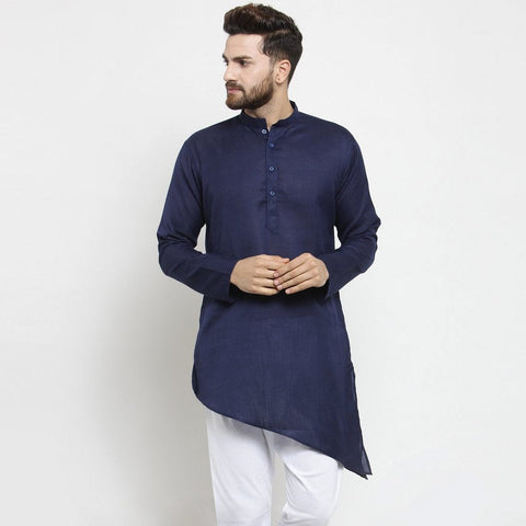 Blue kurta for men