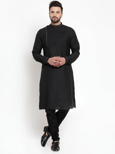 Designer Linen Kurta Pajama Set