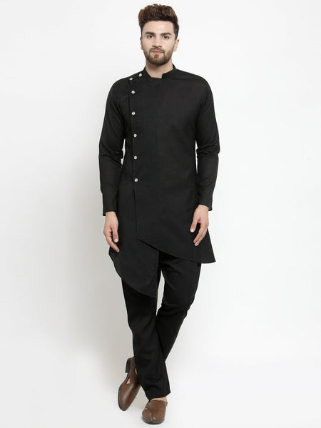 Designer Linen Kurta Pajama Set