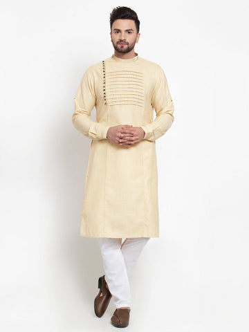 Designer Linen Kurta Pajama Set