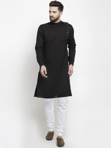 black kurta for men