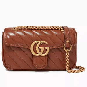 Luxury Mini Marmont Leather Sling bag