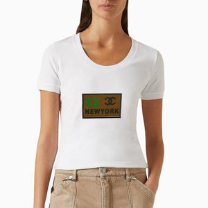 Premium Embroidery Logo Bootleg T-Shirt For Girls