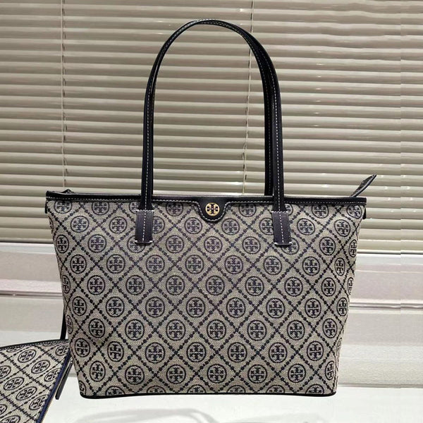 Small T Monogram Jacquard Tote bag