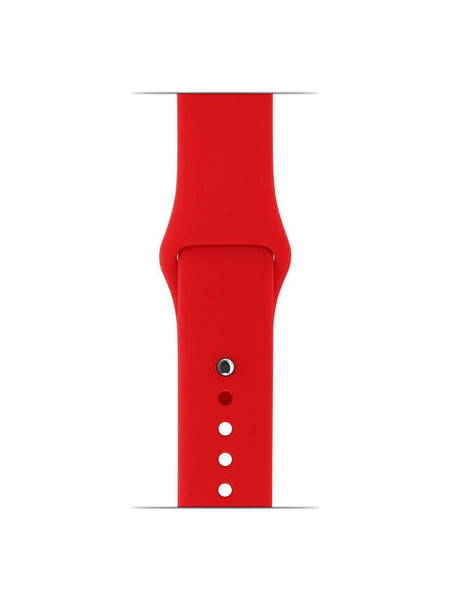 Silicone Sports Watch Strap for Apple Watch Series 5/4/3/2/1(Red)