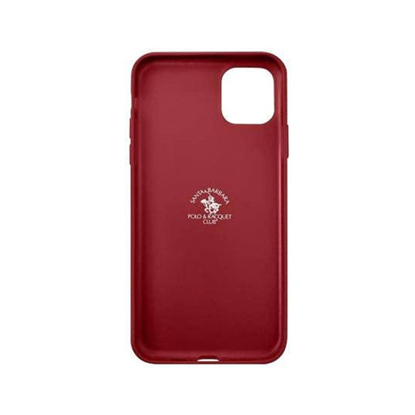 Santa Barbara Polo Jockey Back Case Cover for Apple iPhone - Red