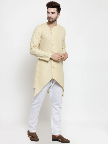 Designer Linen Kurta Pajama Set