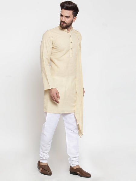 Designer Full Sleeve Linen Kurta Pajama Set