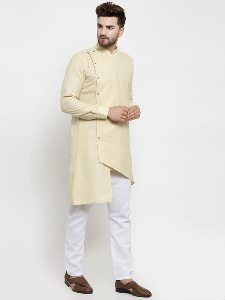 Designer Linen Kurta Pajama Set