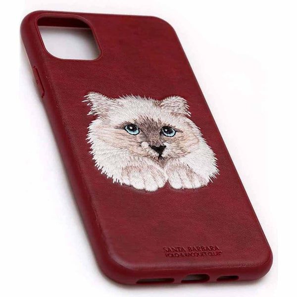 Santa Barbara Cat Back Case Cover for Apple iPhone 11, 12, 13 & 14 Series