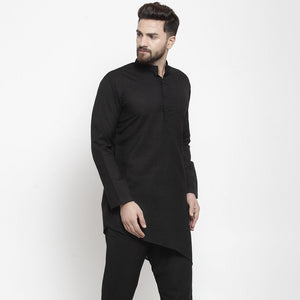 black kurta for men